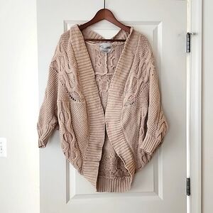 Zara Drapey Open Knit Cardigan - M